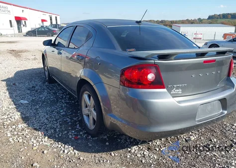 2013 Dodge Avenger Se from USA, damaged, VIN 1C3CDZAB8DN537377